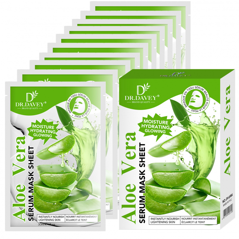 Aloe Vera Pot - Maschera Viso in Fogli con Siero