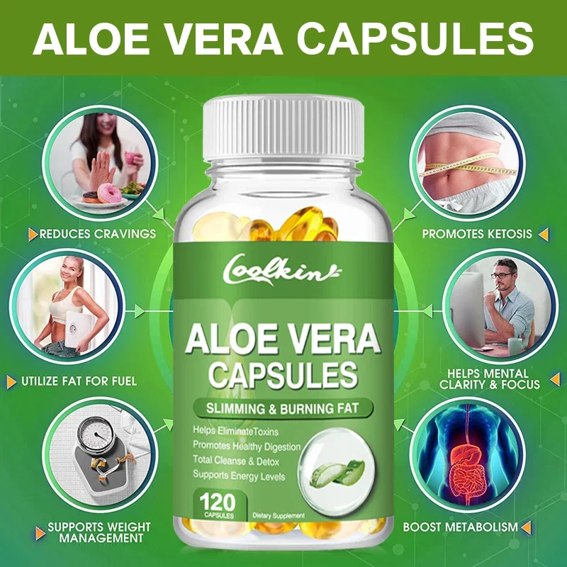 Aloe Vera Pot - Capsule di estratto di aloe vera