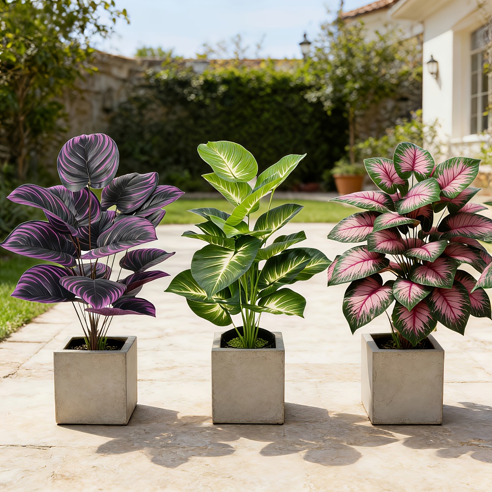 Set di 3 Piante Artificiali da - Ficus Lyrata Tree recensione e prezzo