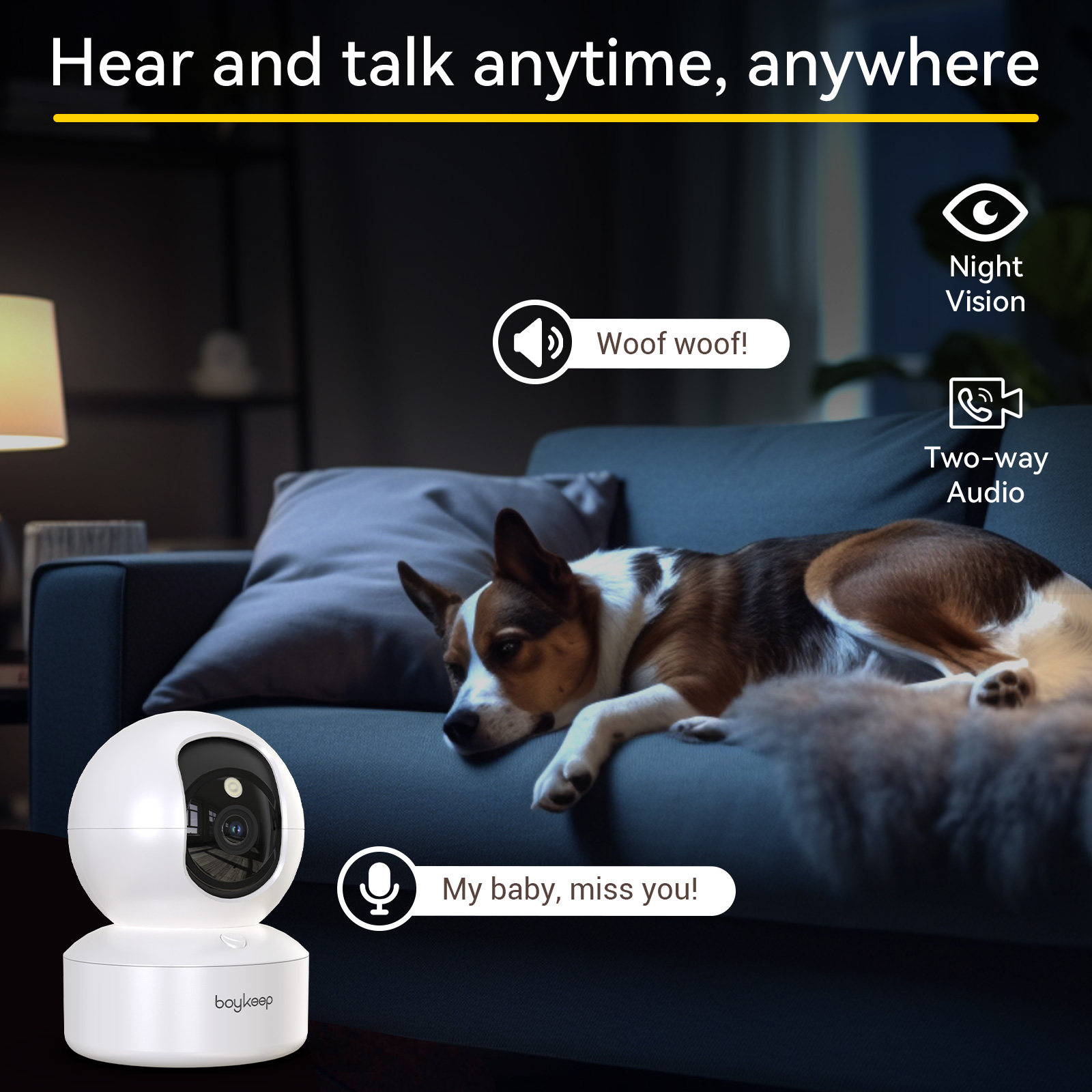 Boykeep Telecamera per cani da - Eufy Camera E220 recensione e prezzo