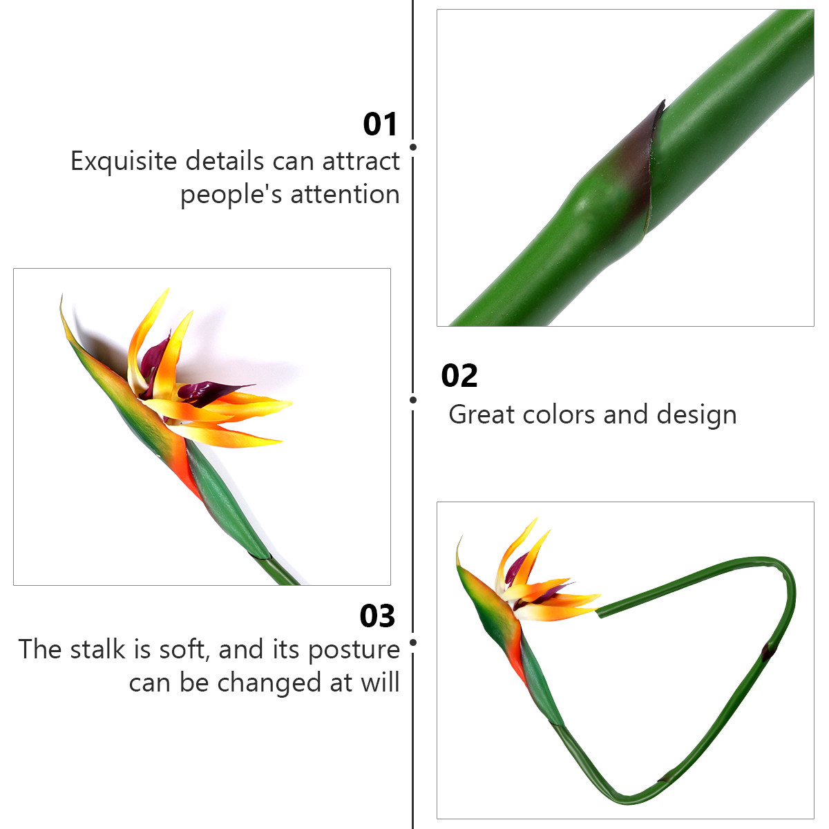 Pianta Artificiale di Uccello  - Bird Paradise Strelitzia recensione e prezzo